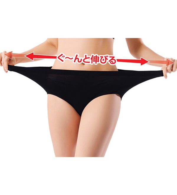 「らくちんのびーるショーツ３色組＋１枚（ショーツ）」｜詳細画像