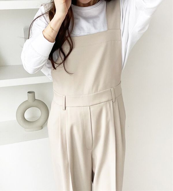 GeeRA（ジーラ）の「バックデザインサロペット（オールインワン）」｜詳細画像