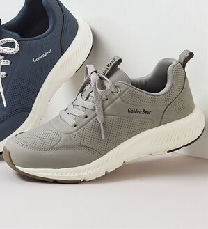 ルフラン（ルフラン）の「ゴールデンベア　４Ｅ防水スニーカー（スニーカー）」｜ライトグレー