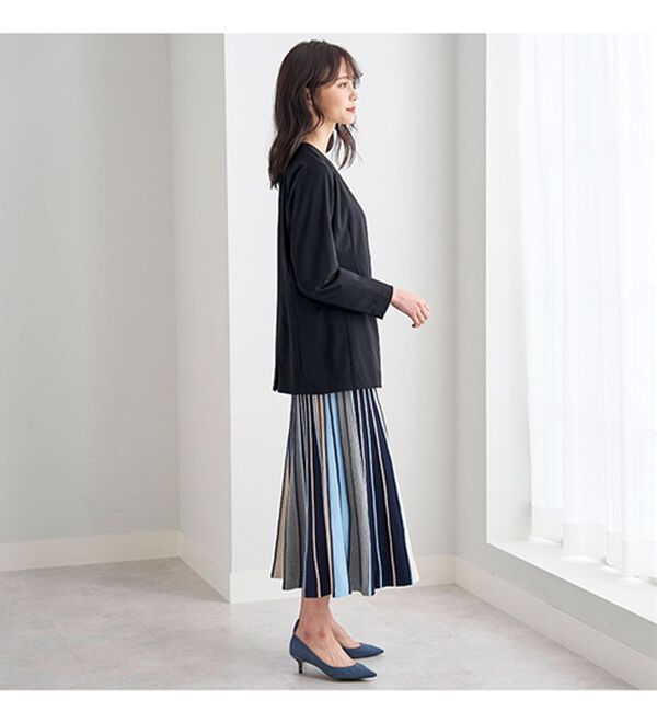 BELLUNA（ベルーナ）の「【４点セット】＜５つのラクが嬉しい！＞洗える！ストレッチ素材４点セットスーツ（その他スーツ）」｜詳細画像