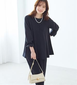 Viola e Viola（ヴィオラ エ ヴィオラ）の「【入学式・卒業式】Ａラインセレモニーセットアップ（パンツスーツ）」｜ネイビー