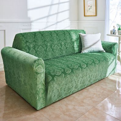 「Ｎｅｗ立体オーナメント柄伸縮フィットソファカバー（ソファーカバー）」