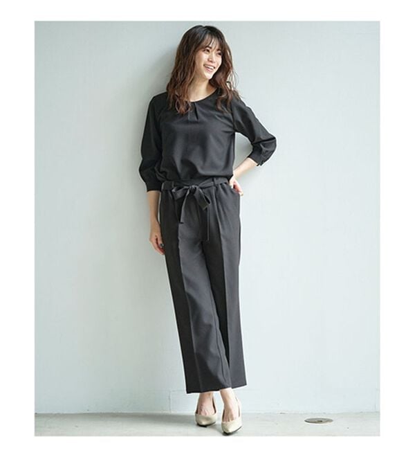 GeeRA（ジーラ）の「【4点セット】入学式も卒業式も！パンツが選べるセレモニーツイードジャケットスーツ（パンツスーツ）」｜詳細画像