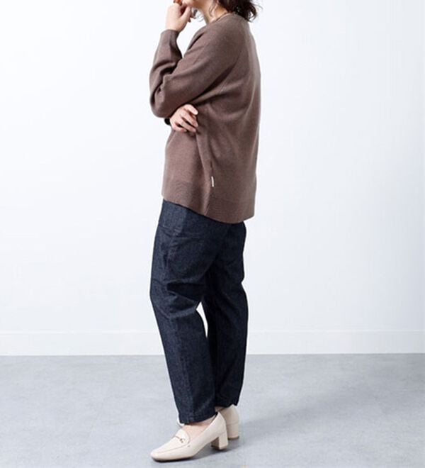 BELLUNA（ベルーナ）の「＜ｓｏｒａｆｕｋｕ＞裏トリコット起毛素材パンツ（フルレングスパンツ）」｜詳細画像