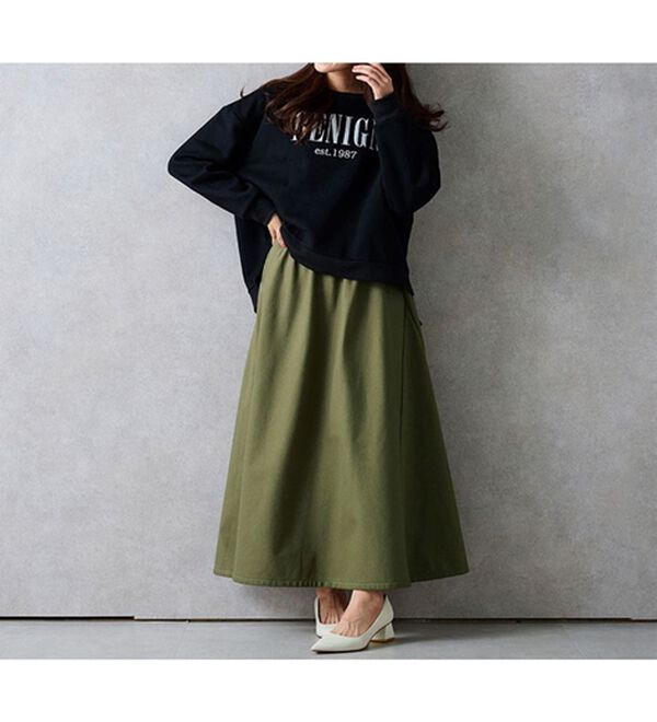 RANAN（ラナン）の「＜裏フリース＞マキシスカート（ロングスカート）」｜詳細画像