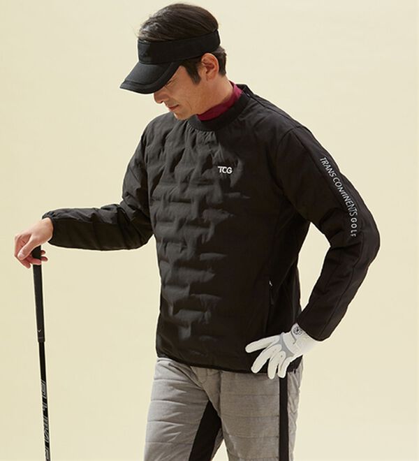 「＜トランスコンチネンツゴルフ＞ラウンドに便利な中わたシェルジャケット（メンズジャケット）」｜詳細画像