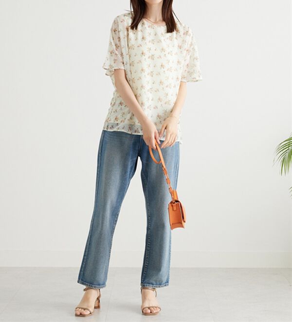 BELLUNA（ベルーナ）の「シフォン素材ドルマンデザインブラウス（ブラウス）」｜詳細画像