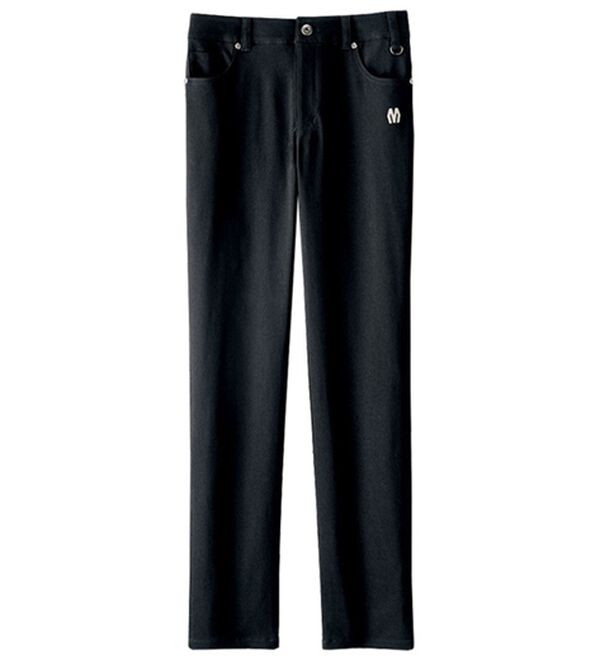 BELLUNA（ベルーナ）の「＜ミネトンカ＞はっ水＆裏起毛ストレッチパンツ（フルレングスパンツ）」｜黒