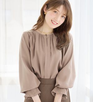 alotta（アロッタ）の「前後２ＷＡＹギャザーブラウス（ブラウス）」｜詳細画像