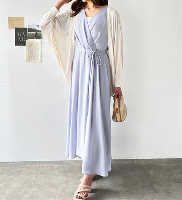 GeeRA（ジーラ）の「接触冷感！ドルマンカットソーカーディガン（ニットカーディガン）」｜詳細画像