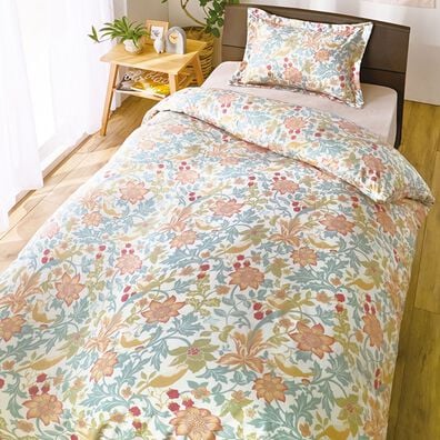 「乾きやすくしわになりにくい高級柄布団カバー（敷布団カバー・シーツ）」