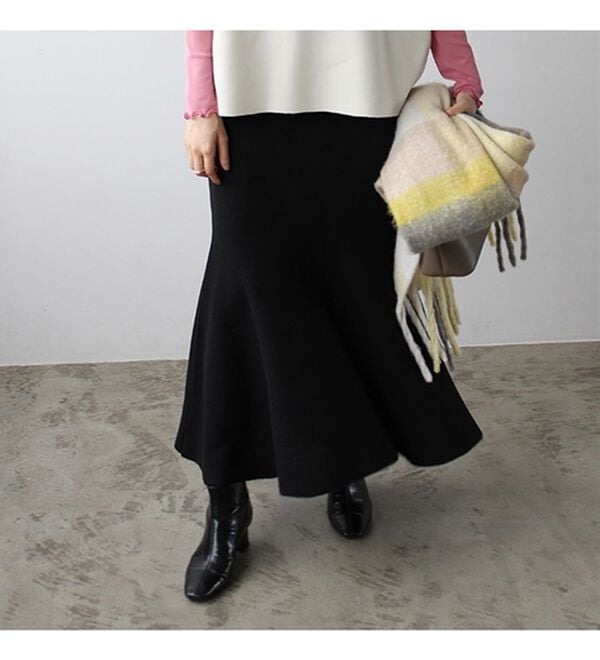 GeeRA（ジーラ）の「ニットマーメイドスカート（ロングスカート）」｜詳細画像