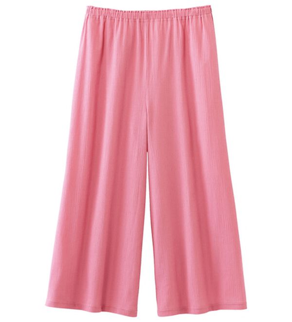 「サラッと涼しい楊柳ボトム（パジャマ・ルームウェア）」｜詳細画像