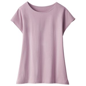 「綿１００％汗ジミ対策　フレンチ（肌着・インナーウェア）」｜ラベンダー