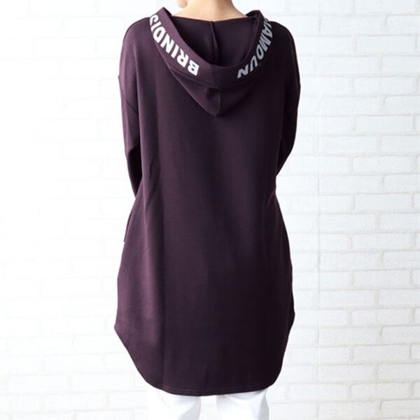 BELLUNA（ベルーナ）の「＜ＦＩＬＡ＞Ｖネックパーカーワンピース（カットソーワンピース）」｜詳細画像