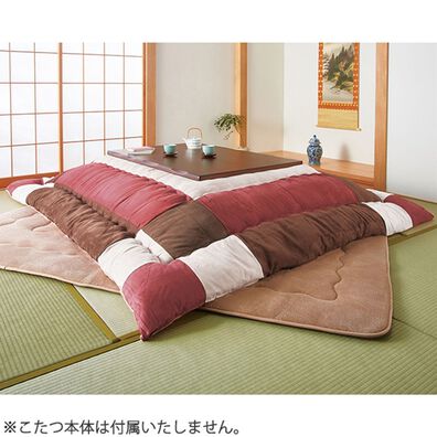 「国産スエード調こたつ掛布団（こたつ布団）」