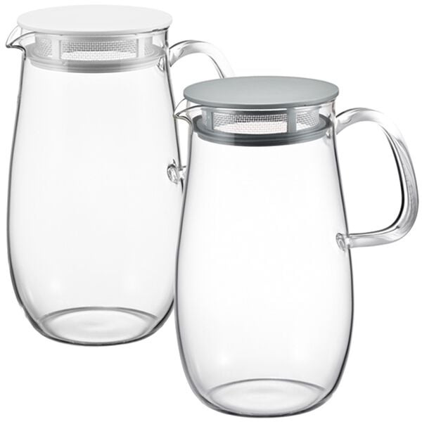 「ハリオ　レンジでかんたん麦茶ポット　むぎちゃん　２色組（その他キッチン用品）」｜1