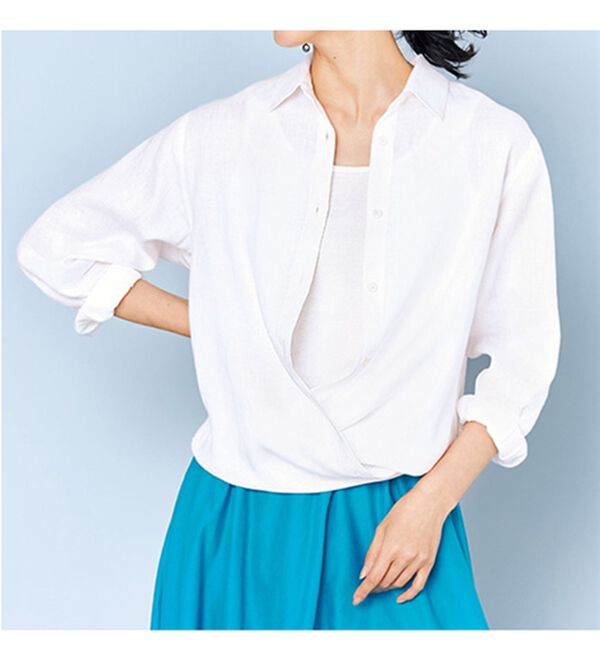 VINNO（ヴィノ）の「ノーザンリネン２ＷＡＹシャツ（シャツ）」｜詳細画像