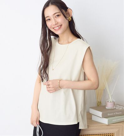 Viola e Viola（ヴィオラ エ ヴィオラ）の「【接触冷感】脇を見せたくない人のためのタンクトップ（タンクトップ・キャミソール）」