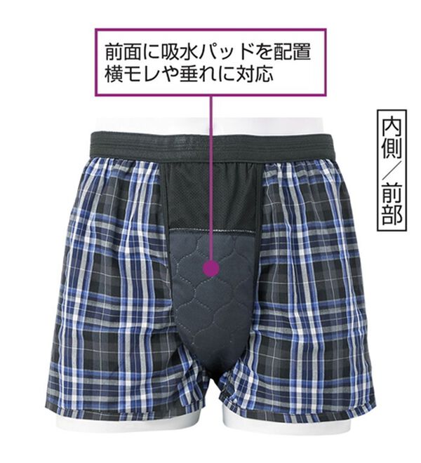 「【４枚組】快適！安心トランクス（メンズトランクス）」｜詳細画像