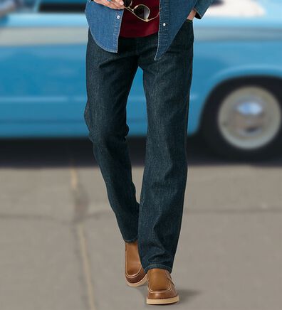 「＜ラングラー＞麻入り本格デニム（メンズデニムパンツ）」