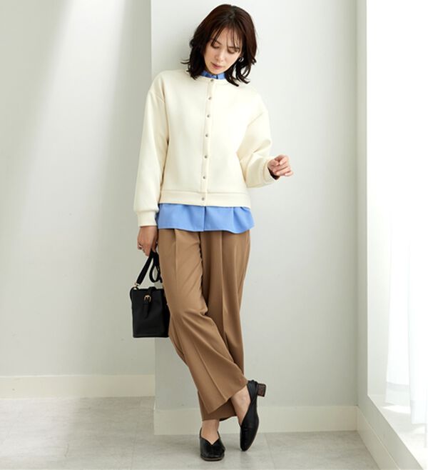 BELLUNA（ベルーナ）の「きれい見えスナップボタンカーディガン（ニットカーディガン）」｜詳細画像