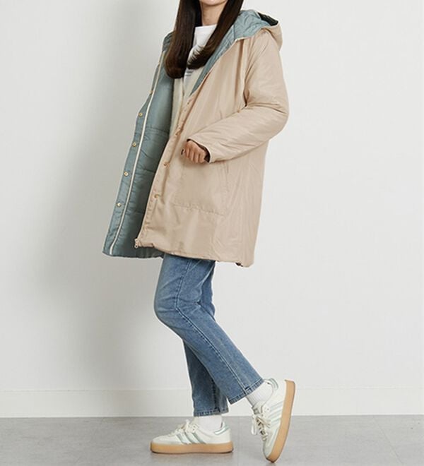 BELLUNA（ベルーナ）の「【Ａｉｒｙ＆Ｗａｒｍ】エアリーライトウォームコート（ハーフコート）」｜詳細画像