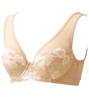LAVIENNE（ラヴィエンヌ）の「背中すっきりなめらかブラジャー（ブラジャー）」｜ベージュ