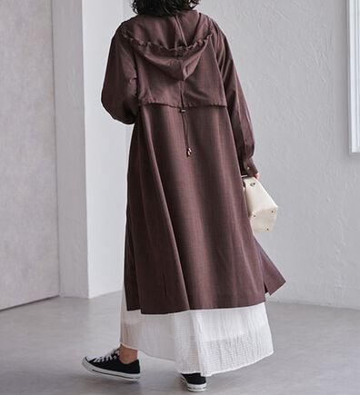 RANAN（ラナン）の「バックドロストデザインロングジャケット（ロングコート）」