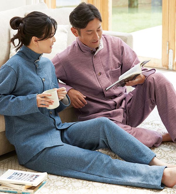 「やっと出会えた！綿１００％裏起毛パジャマ（メンズルームウェア）」｜詳細画像