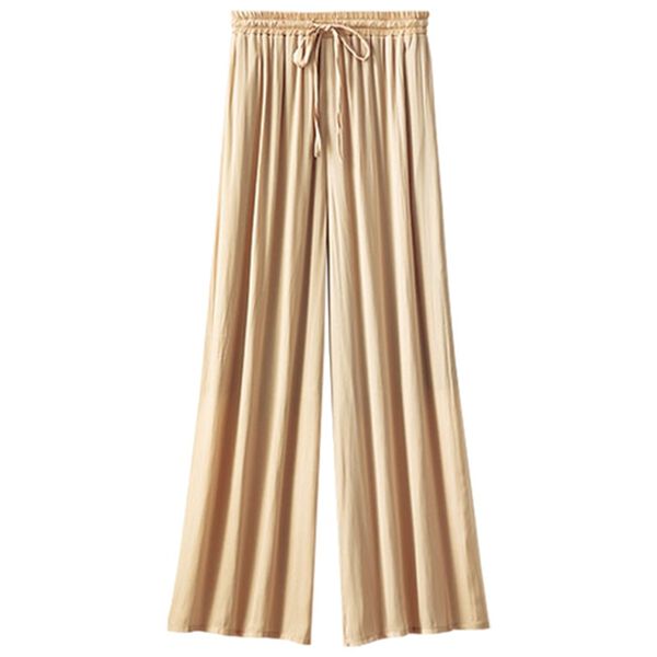 BELLUNA（ベルーナ）の「上品サテン素材ワイドパンツ（ワイドパンツ・ガウチョ）」｜詳細画像