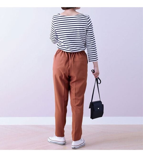 BELLUNA（ベルーナ）の「サラサラ美脚テーパードパンツ（テーパードパンツ）」｜詳細画像