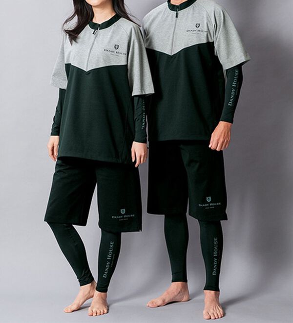 「【４点セット】＜ダンディハウス＞サウナスーツ４点セット（メンズルームウェア）」｜詳細画像