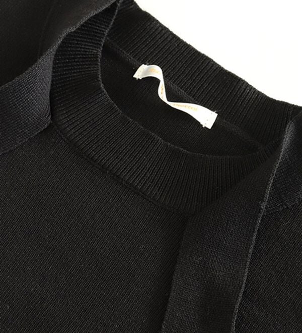 Pierrot（ピエロ）の「ボウタイポケットニット（ニット・セーター）」｜詳細画像