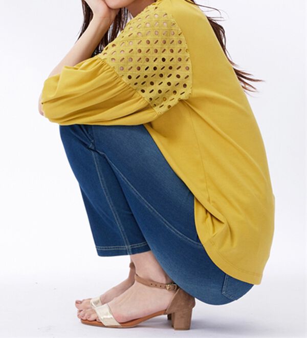 BELLUNA（ベルーナ）の「グーンと伸びる！ひんやりフローズンパンツ（フルレングスパンツ）」｜詳細画像