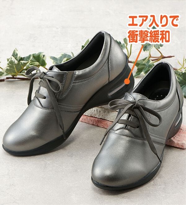 「＜足助（あしすけ）＞５Ｅレースアップエアシューズ（フラットシューズ）」｜詳細画像