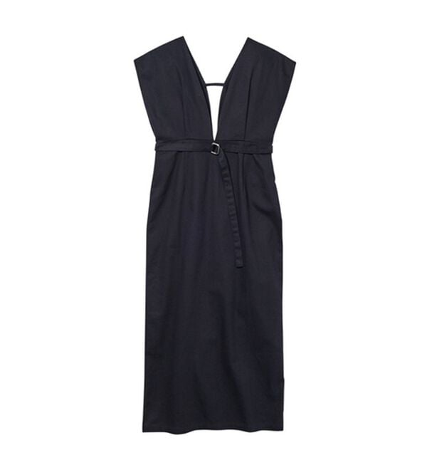 GeeRA（ジーラ）の「ベルト付Ｖネックジャンスカ（ジャンパースカート）」｜詳細画像