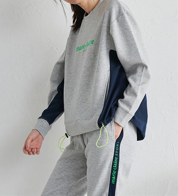 RANAN（ラナン）の「切替デザインプルオーバー＜ｍａｒｉｅ　Ｃｌａｉｒｅ　ＳＰＯＲＴ＞（カットソー）」｜詳細画像