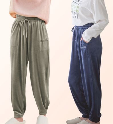 LAVIENNE（ラヴィエンヌ）の「まるで毛布！吸湿発熱ジョガーパンツ（その他パンツ）」