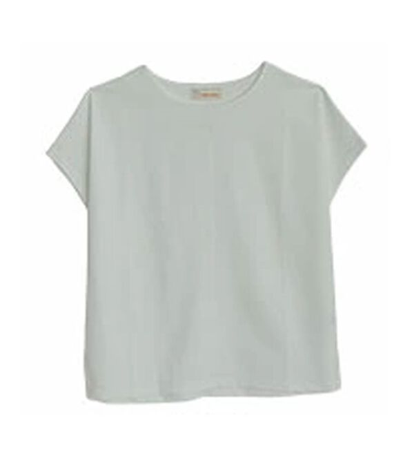 A HAPPY MARILYN（アハッピーマリリン）の「【Ｌ～６Ｌ】大人の今どきベーシック 立体感 ポンチ トップス 選べる袖丈（Tシャツ）」｜オフ