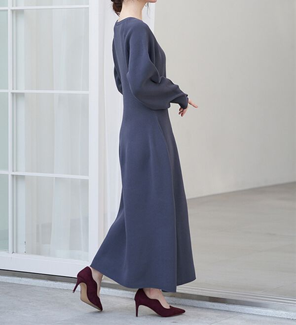 RANAN（ラナン）の「コクーンシルエットニットワンピ（ニットワンピース）」｜詳細画像