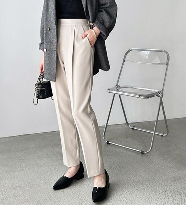 GeeRA（ジーラ）の「美脚きれい魅せ！テーパードパンツ（フルレングスパンツ）」｜詳細画像