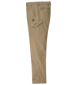 「＜フィラ＞キシリトール加工すっきりカーゴパンツ（メンズフルレングスパンツ）」｜ベージュ