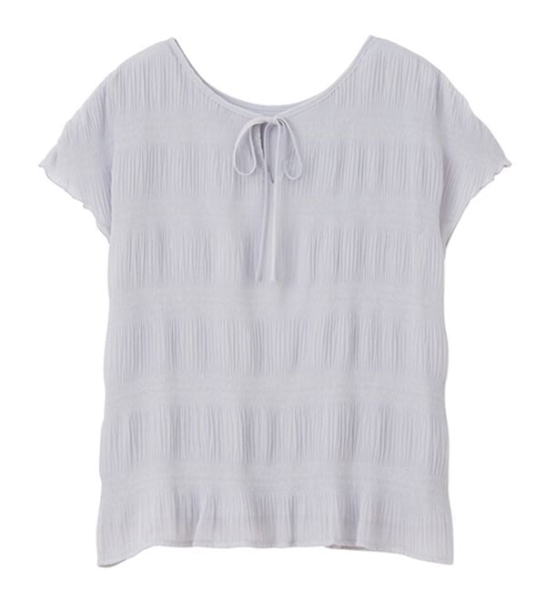 GeeRA（ジーラ）の「前後２ＷＡＹシアーシャーリングブラウス（ブラウス）」｜詳細画像