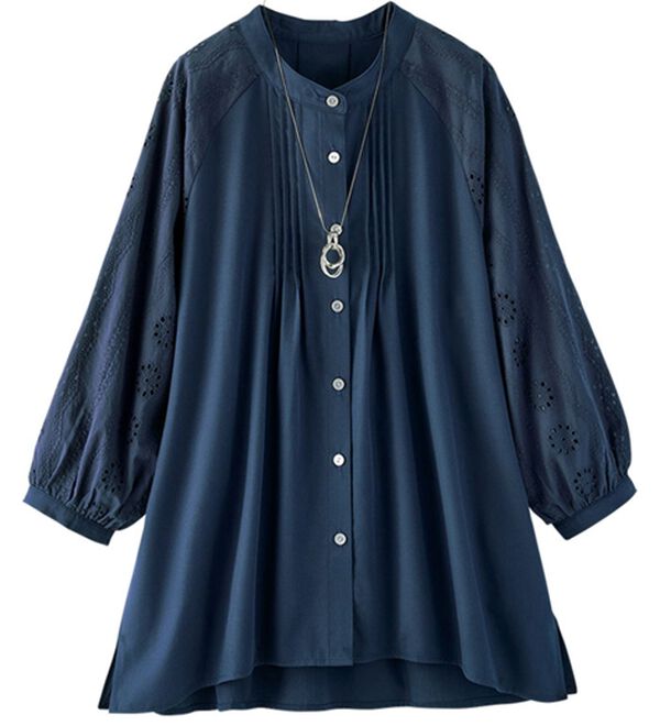 ルフラン（ルフラン）の「大人可愛い。刺しゅうレースブラウス（ブラウス）」｜詳細画像