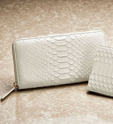 「白蛇開運ラウンド長財布（メンズ財布・パスケース）」