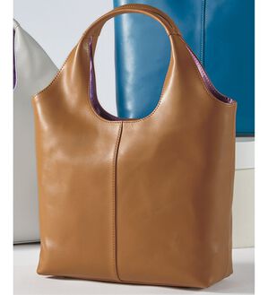 BELLUNA（ベルーナ）の「イタリアンレザーバッグ（ハンドバッグ）」｜キャメル