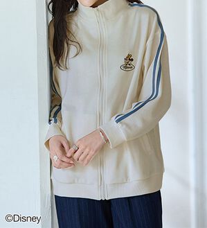 BELLUNA（ベルーナ）の「＜Ｄｉｓｎｅｙ＞【ミッキー＆ミニー】裏毛トラックジャケット（ブルゾン）」｜クリーム(ミニー)