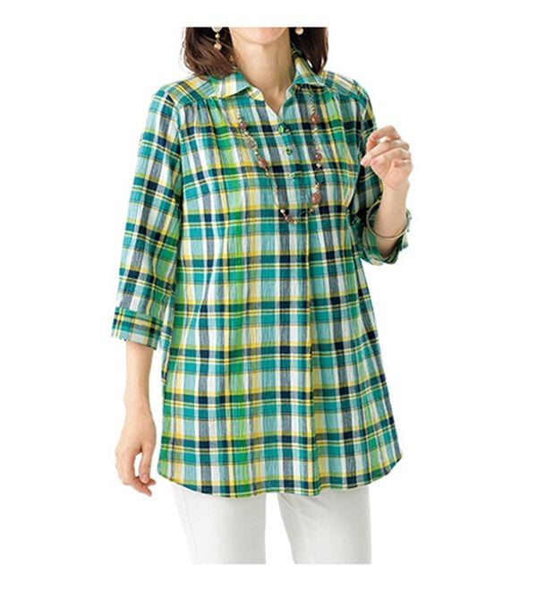 ルフラン（ルフラン）の「さらっと涼やかブラウス（ブラウス）」｜詳細画像