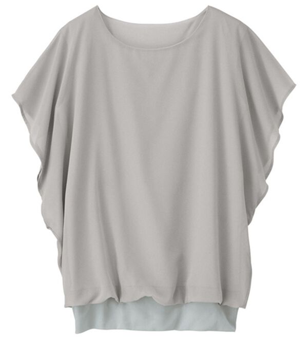 RANAN（ラナン）の「シフォン使いふんわり袖プルオーバー（カットソー）」｜詳細画像